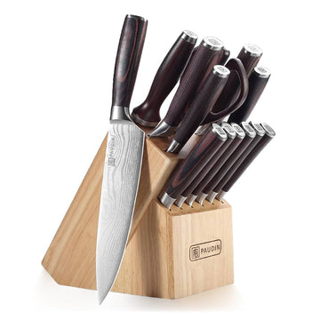 PAUDIN Universal Collection 14-PC Knife Block Set - Paudin DE