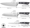 PAUDIN Swiss 3-Piece Chefs Knife Set - Paudin Store