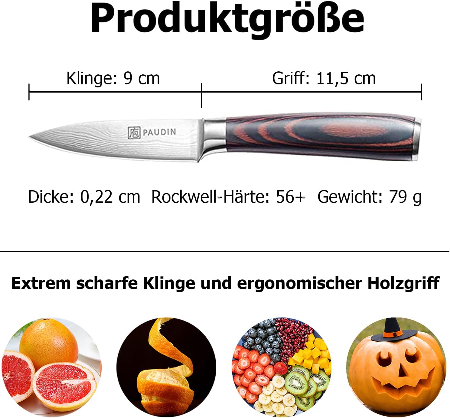 PAUDIN Universal Classic 3.5" Paring Knife - Paudin DE