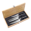 Cloud Premium 3-PC Damascus Knife Set - Paudin Store