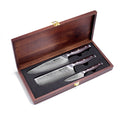 Plume Luxe 3-PC Damascus Knife Set - Paudin Store