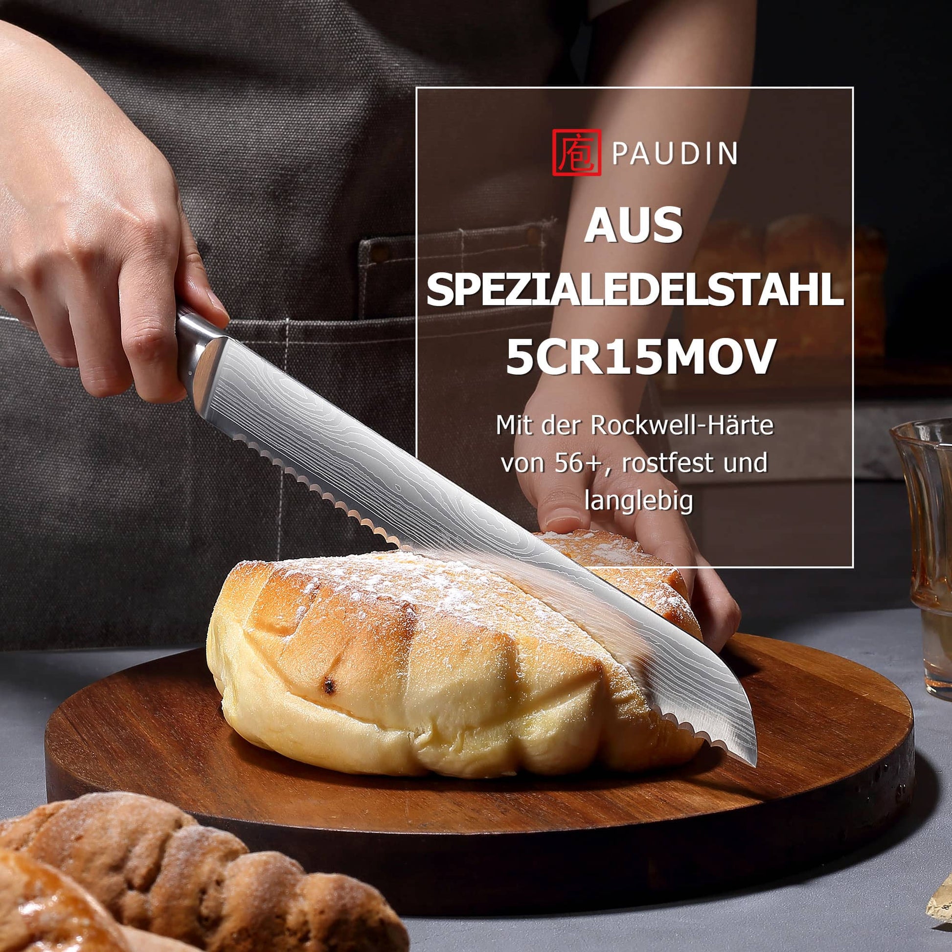 PAUDIN Universal Classic 10 inch Bread Knife - Paudin DE