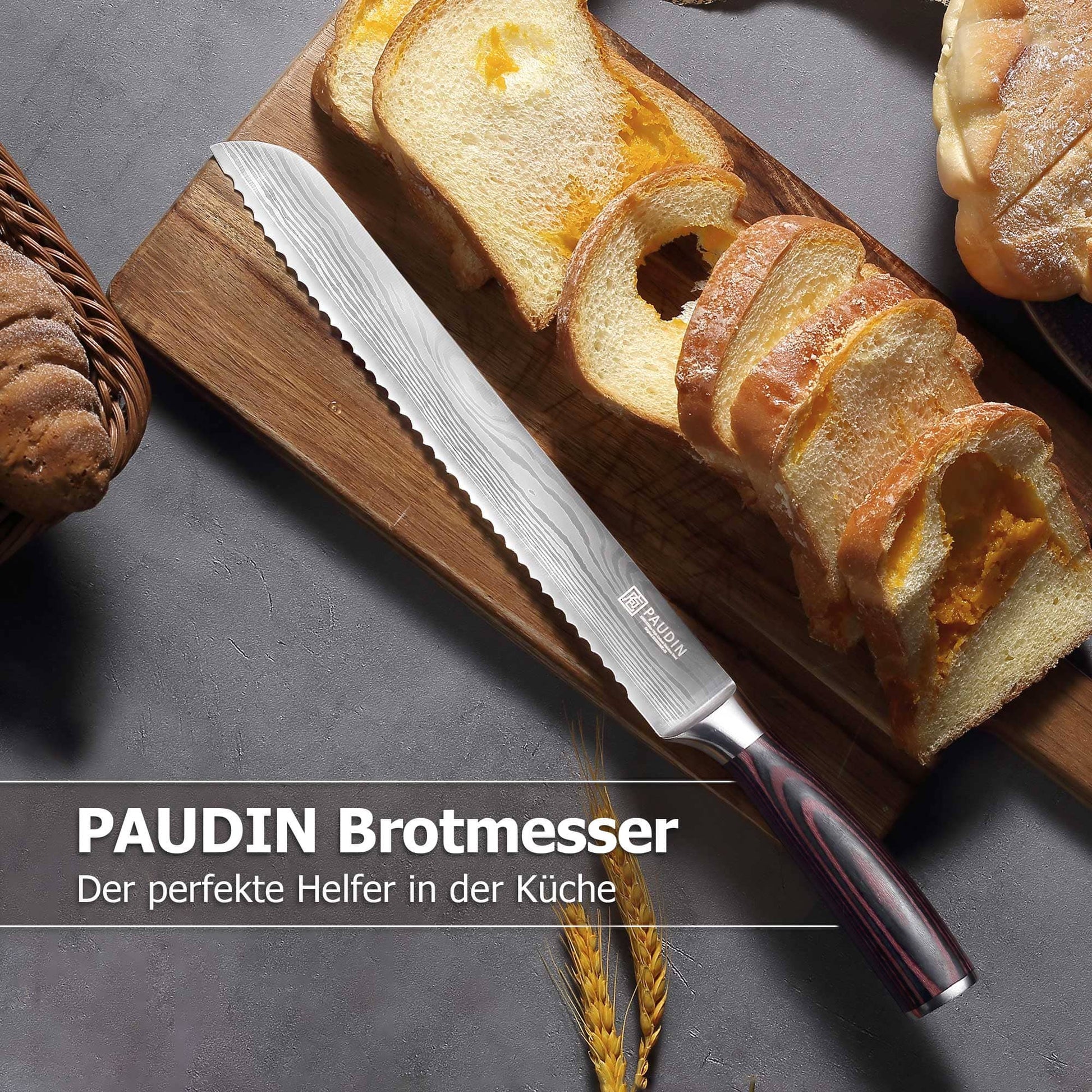 PAUDIN Universal Classic 10 inch Bread Knife - Paudin DE