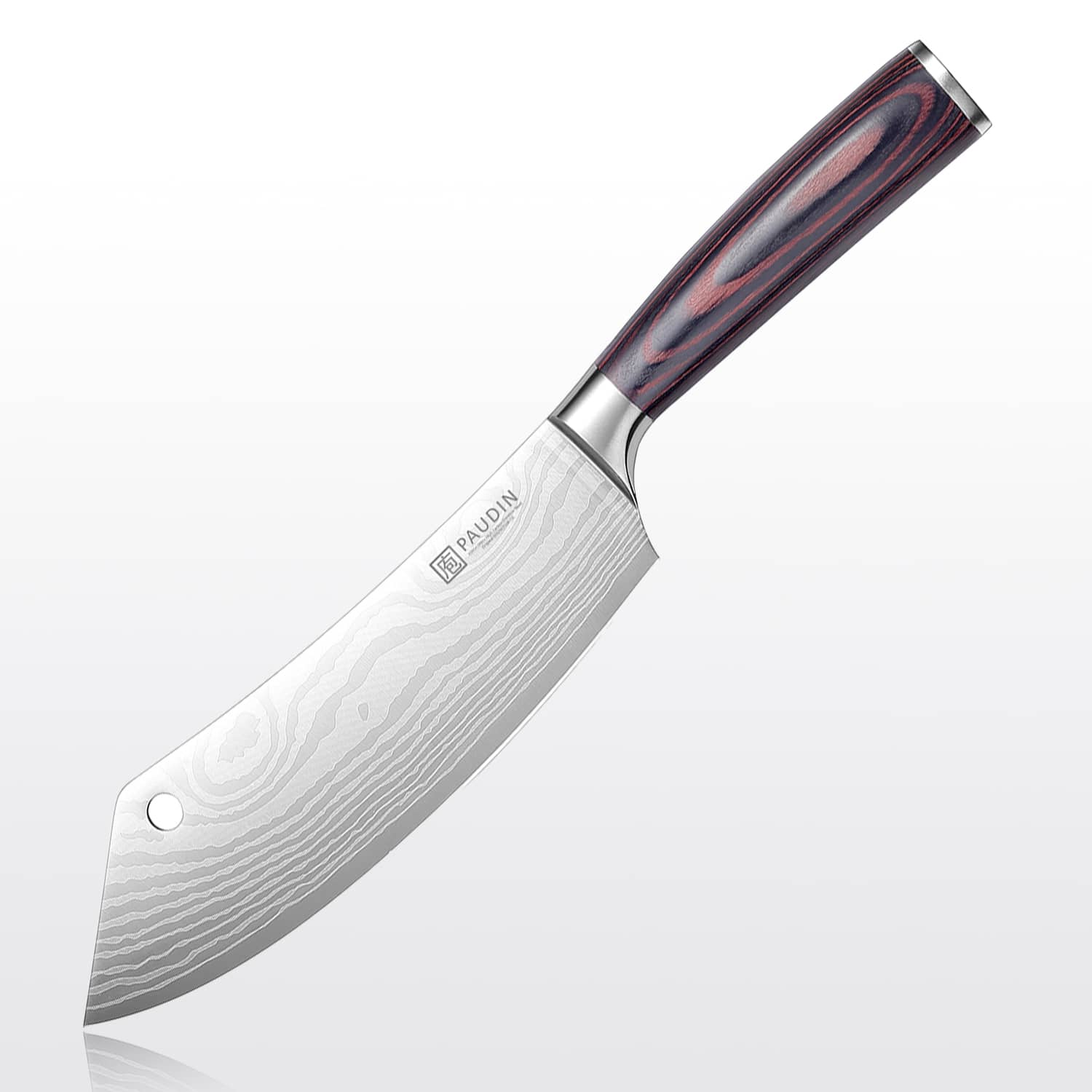 PAUDIN Meat Cutting 8″ Butcher Knife for Bone & Meat Cutting