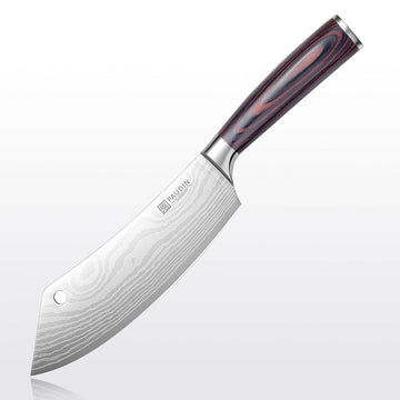 PAUDIN Meat Cutting 8″ Butcher Knife for Bone & Meat Cutting