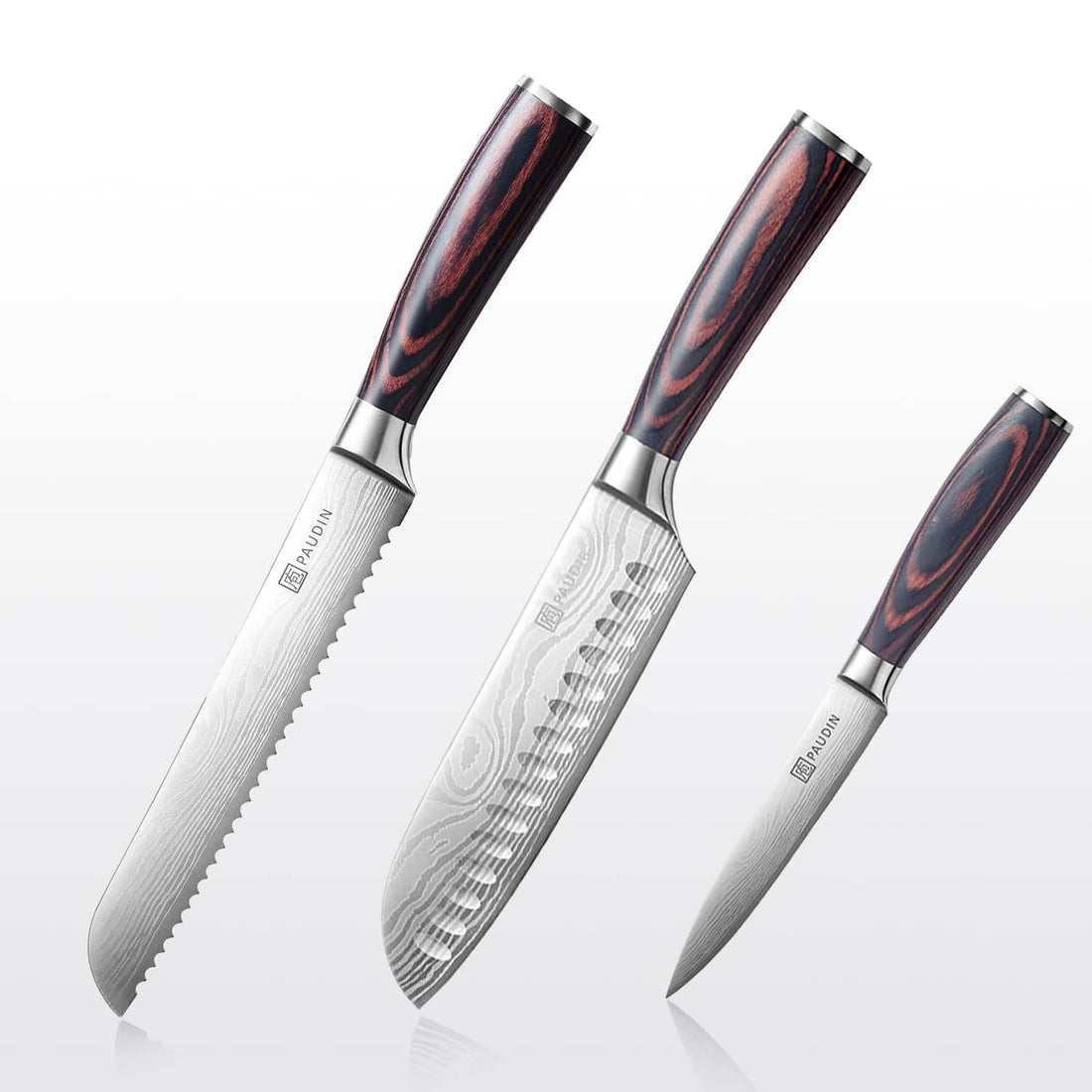 PAUDIN NC3 Universal Classic 3-PC Knife Set - Paudin DE