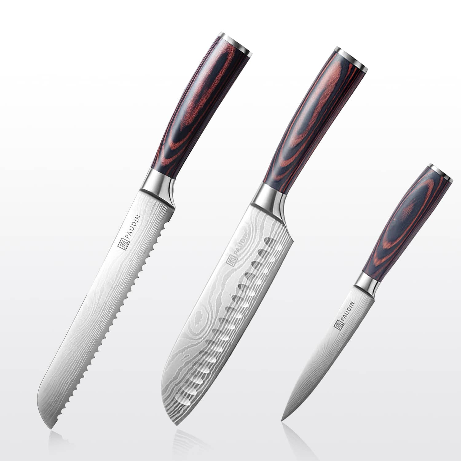PAUDIN NC3 Universal Classic 3-PC Knife Set - Paudin DE