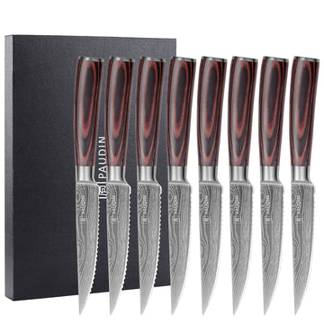 8-PC, Ultra Sharp 4.5" Steak Knife Set - Paudin Store