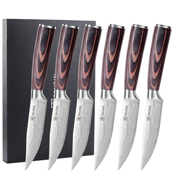 6-PC, Ultra Sharp 5.25" Steak Knife Set - Paudin Store